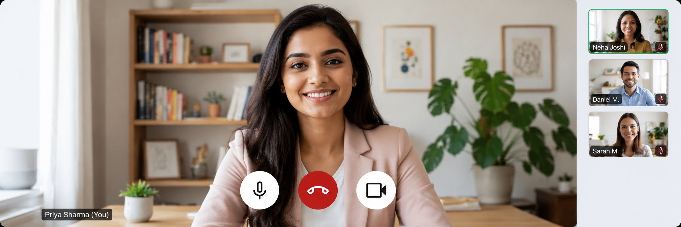 Candidate rehearsing an AI video interview and reviewing coaching feedback